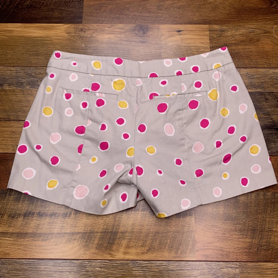 Pantalones cortos Gap para mujer 0 gris rosa tiro bajo punto Foto 2 de 4