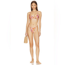 NWT REVOLVE Isle Bikini Bottom in Retro Pop STONE FOX SWIM Size Small