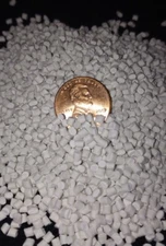 10 LBS - POLYPROPYLENE, WHITE, PP  PLASTIC PELLETS, RESIN, INJ MOLD, FREE SHIP