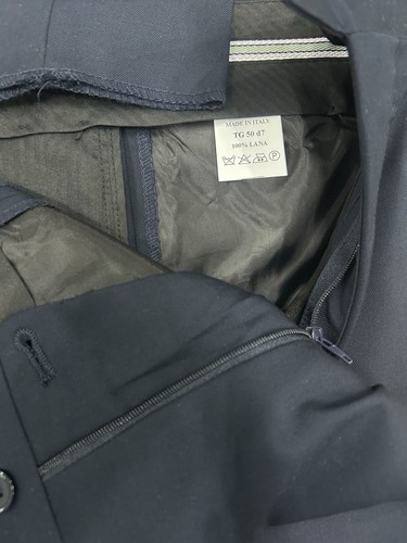 Traje Hombre Sartoriale Made IN Italy Azul Fresco Lana Slim Dr7 54 Muelle Verano - Imagen 10 de 17