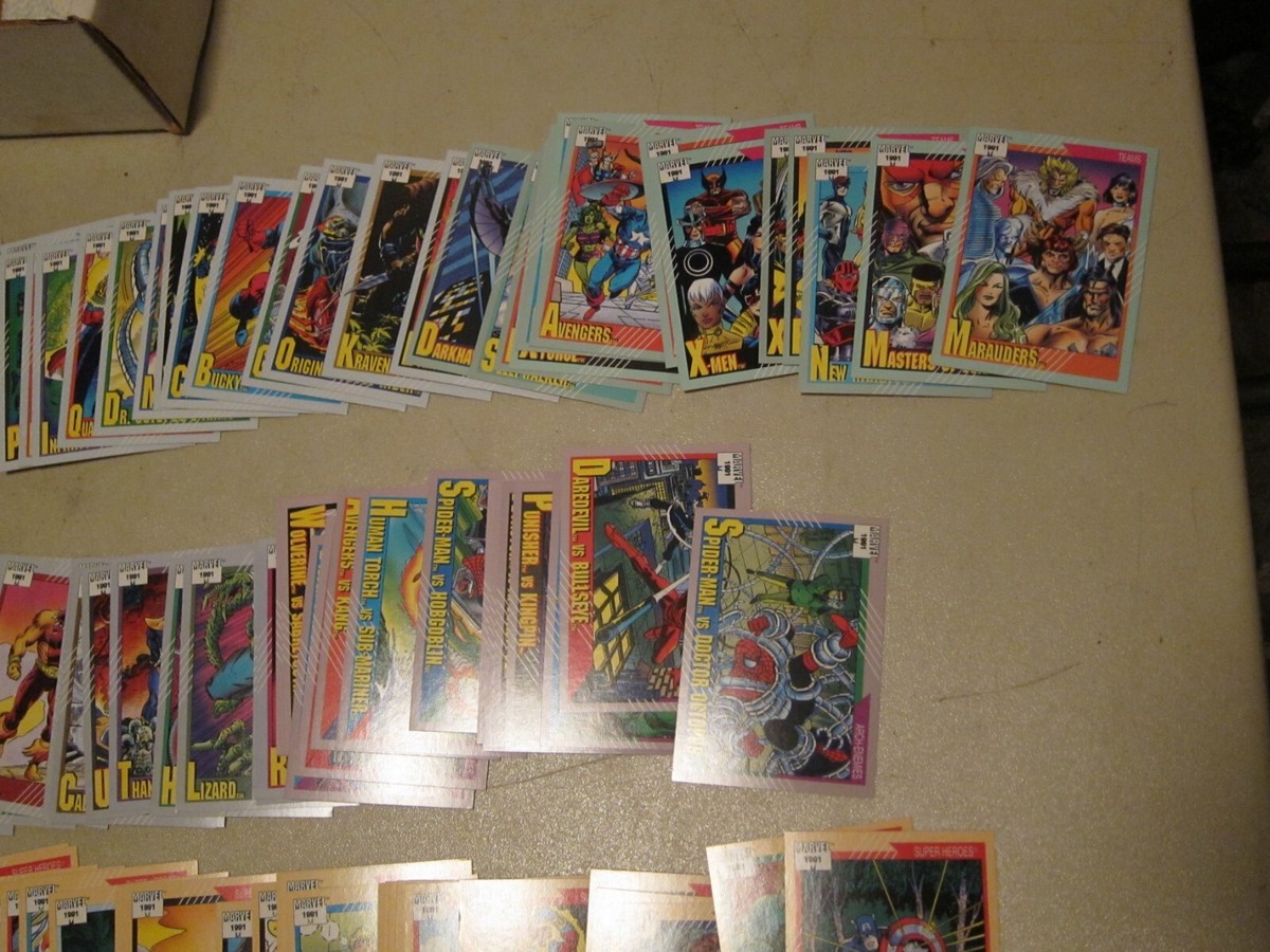 1991 Marvel Universe Series 2 Impel Trading Cards complete Set | eBay