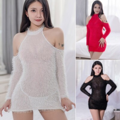 www sexy unterwäsche Neue Ankünfte Bodycon Sexy Kurzarm Knopfdesign Seitenhohl Einfarbig Sommer  Mini Kleidung Damen Kleider Freizeitkleider