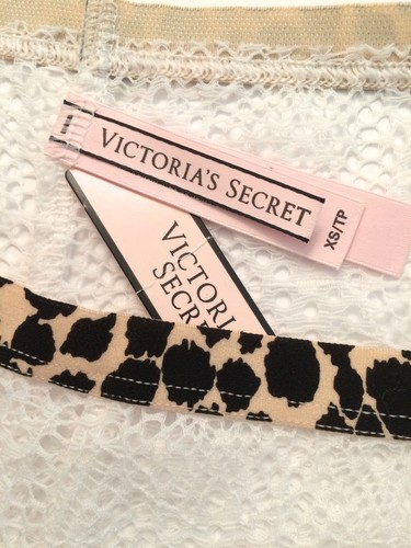 Victorias Secret SEXY RARE Lace Shortie Boyshort Panty Panties Leopard NWT S XS - Picture 6 of 7