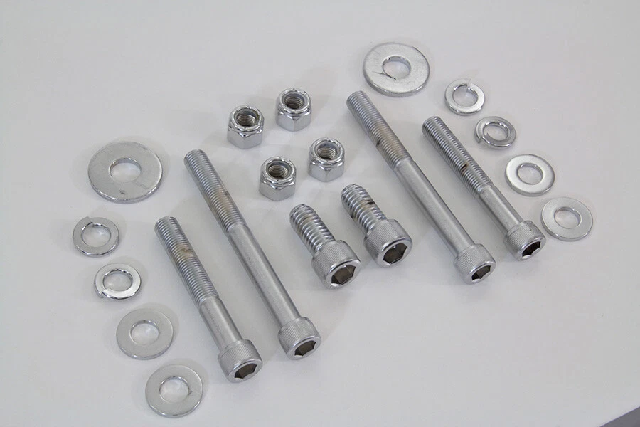 Kit de pernos Allen para estuche de motor cromado para Harley Davidson Foto 4 de 4