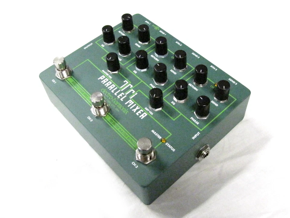 Used Electro Harmonix EHX Tri Parallel Mixer Guitar Effects Pedal - Image 2 of 3
