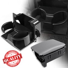 Aoh-junglecheetah Foldable Cup Holder Insert For Nissan Pathfinder, Xterra, Frontier (Rear Seat)