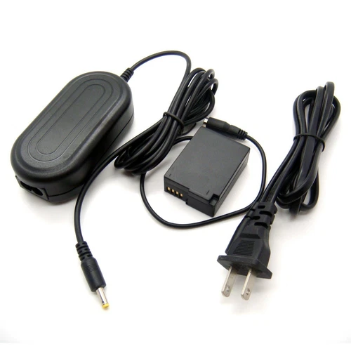 AC Power Supply Adapter For PANASONIC DMW-AC8 + DMW-DCC8 DC Coupler DMW-BLC12