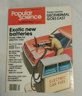 Popular Science Magazine February 1979 Issue Batteries Geothermal