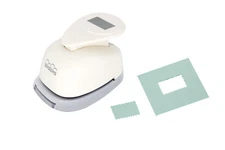 Bira  Craft 1 inch Scalloped Rectangle Lever Action Craft Punch