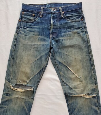LEVIS 501-4589 VINTAGE SELVEDGE DENIM BIG E(501-1293)MENS JEANS SZ