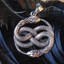 Aurin-Schlange-Anhaenger-Silber-Gothic-Schmuck-NEU Indexbild 2
