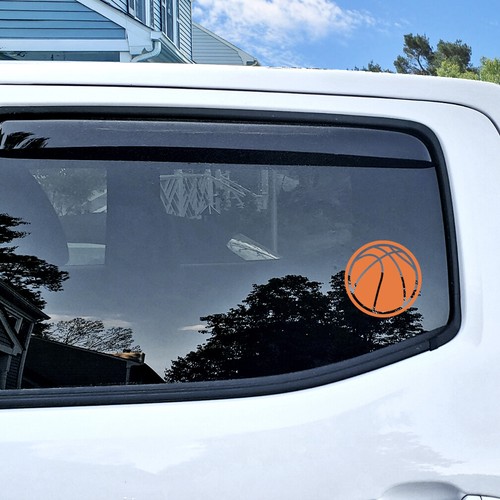 Basketball Silhouette Sports Vinyl Decal Sticker, Various Colors and Sizes - Picture 2 of 5