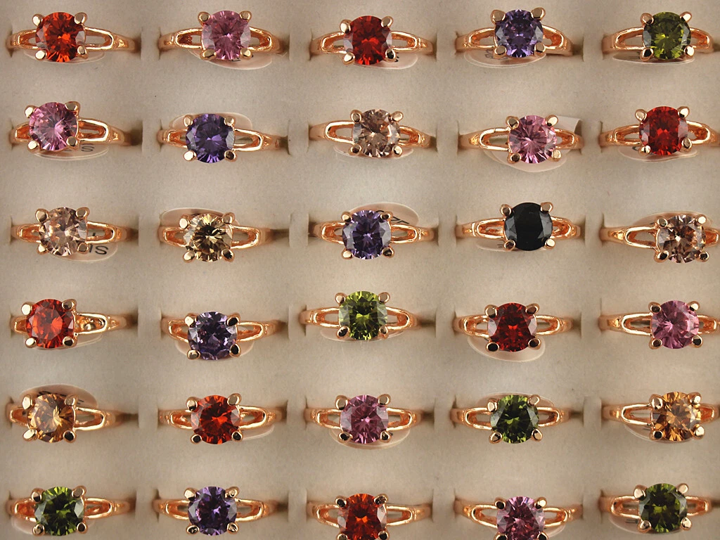 Cubic zirconia rings on sale wholesale