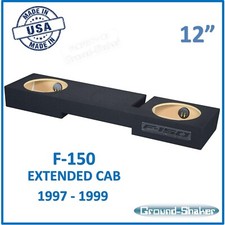 Ford F150 Extended Cab / Super Cab 1997-1999 12" Sub Box Subwoofer Enclosure