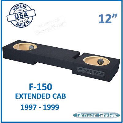 Ford F150 Extended Cab / Super Cab 1997-1999 12'' Sub Box Subwoofer Enclosure