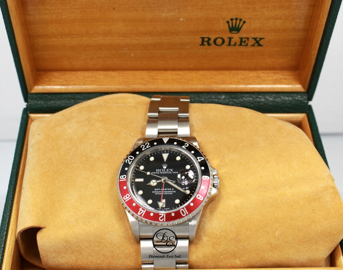 Rolex GMT-Master II 16710 Coke Black / Red Bezel 40MM Oyster Rolex GMT-Master II 16710 Coke Black / Red Bezel 40MM Oyster