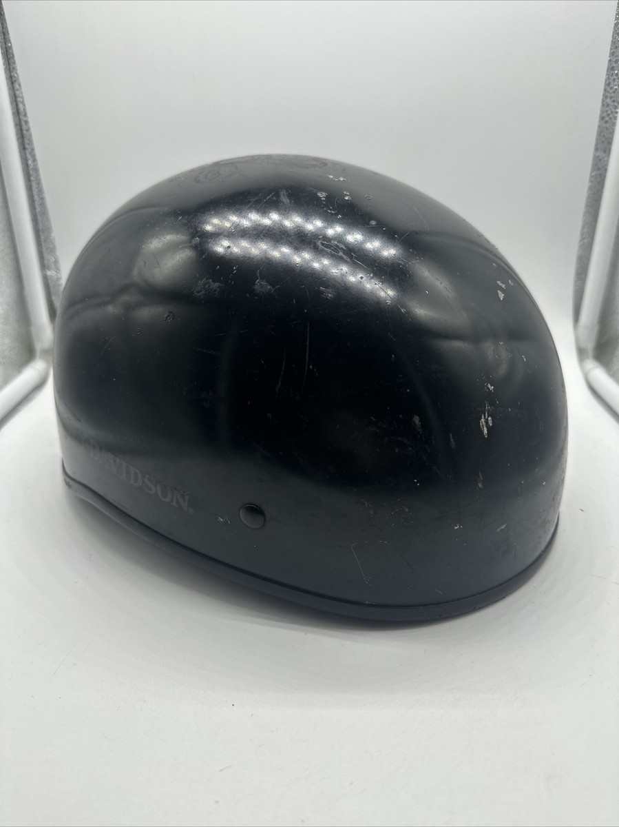 Harley Davidson Black Low Profile Overdrive Half Helmet Biker HD