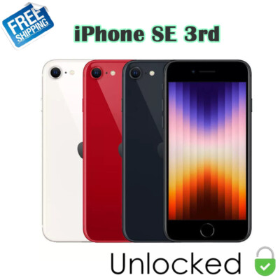 Apple iPhone SE 3rd Gen (2022) 5G 64GB/128GB/256GB 4.7'' Smartphone Handys iOS