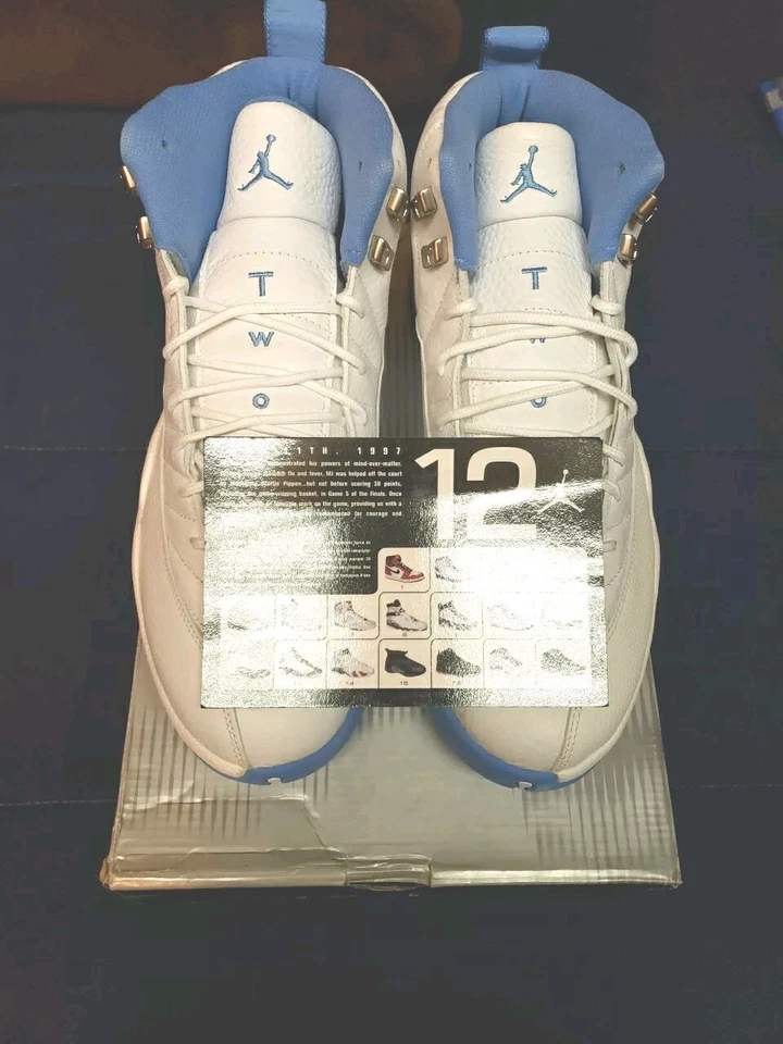 Nike Air Jordan 12 Retro University Blue 2004 DS CON caja talla 11 136001142 Foto 2 de 4