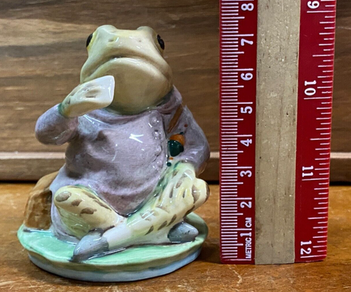 Encantadora figura de Royal Albert Beatrix Potter ""Jeremy Fisher"" SW24 - Imagen 16 de 17