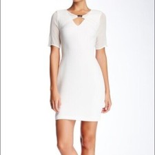 New! Marc New York Elegant White Sheath Dress 0, all sizes Available in 3 colors