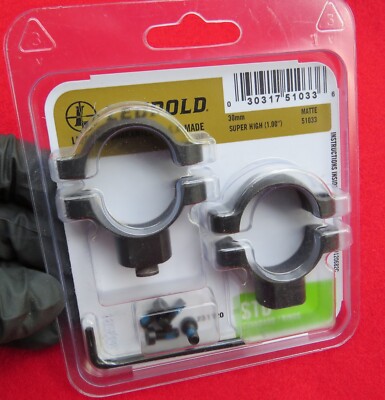 Leupold 30mm Super High Standard Scope Rings Forged CNC Machined Std