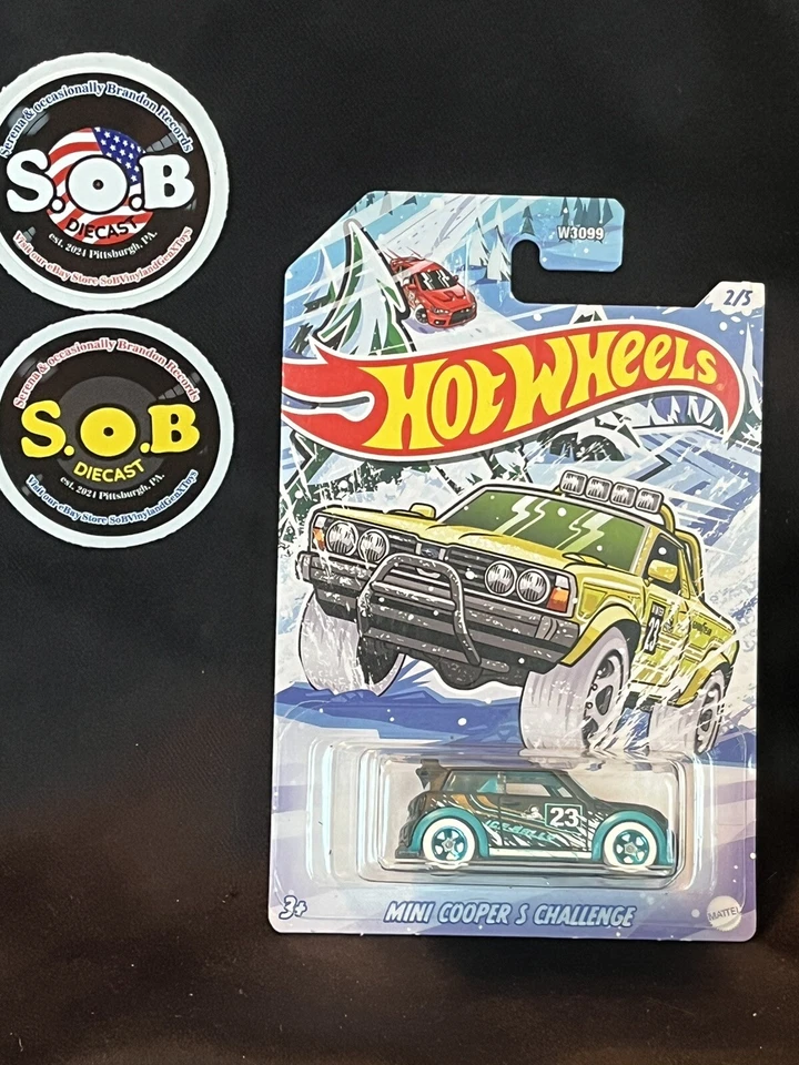 Hot Wheels Mini Cooper S Challenge разноцветный литой запечатанный почти как новый состояние товара - Изображение 2 из 3