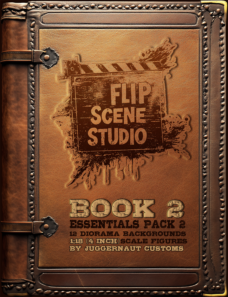 Flip Scene Studio Book 2 Essentials 1:18 Scale Diorama Set