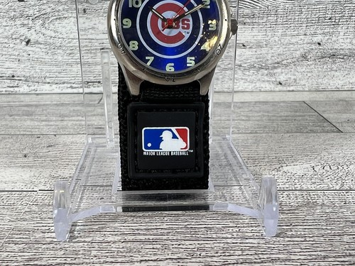 Youth Chicago Cubs Watch~Boys MLB Rookie Watch~BRAND NEW!~Cubs Black Watch ⚾️ - Picture 7 of 12