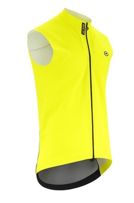 Assos GTS C2 Frühlingsherbstweste neongelb brandneu mit Etikett Größe M