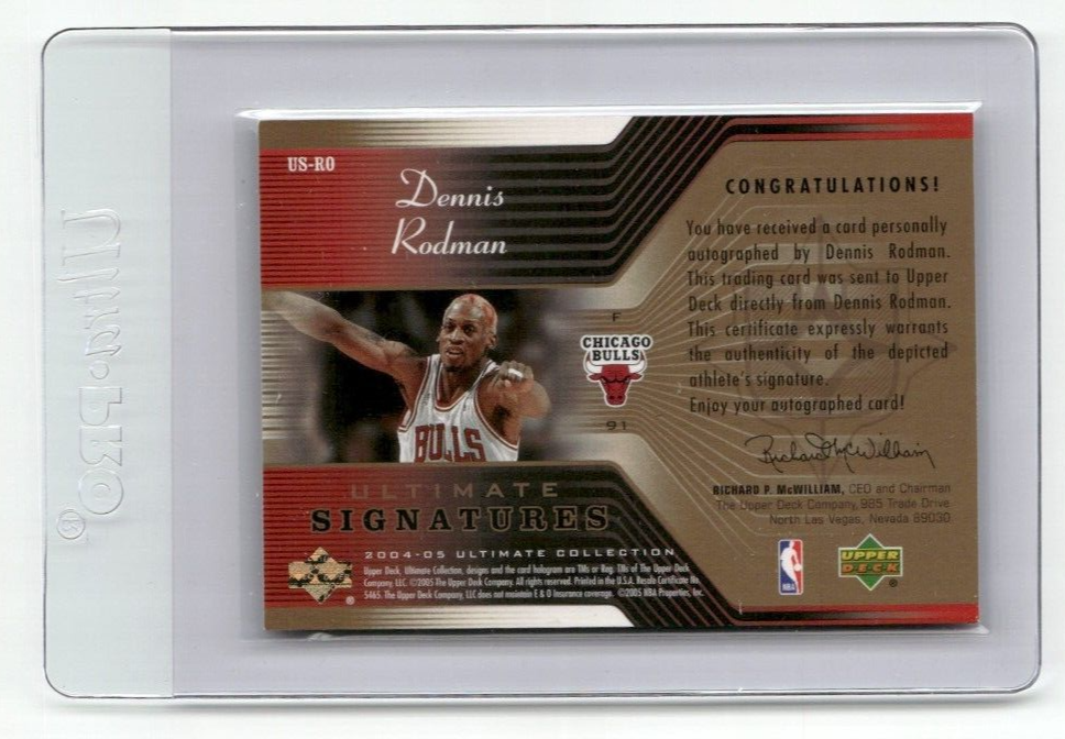 その他 dennis rodman ultimate signature auto Dennis Rodman 2004-05 Upper Deck Ultimate Collection