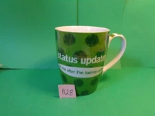Status Update: Ask Me After I've Had My Coffee Mug, Mud Pie (Used/EUC)