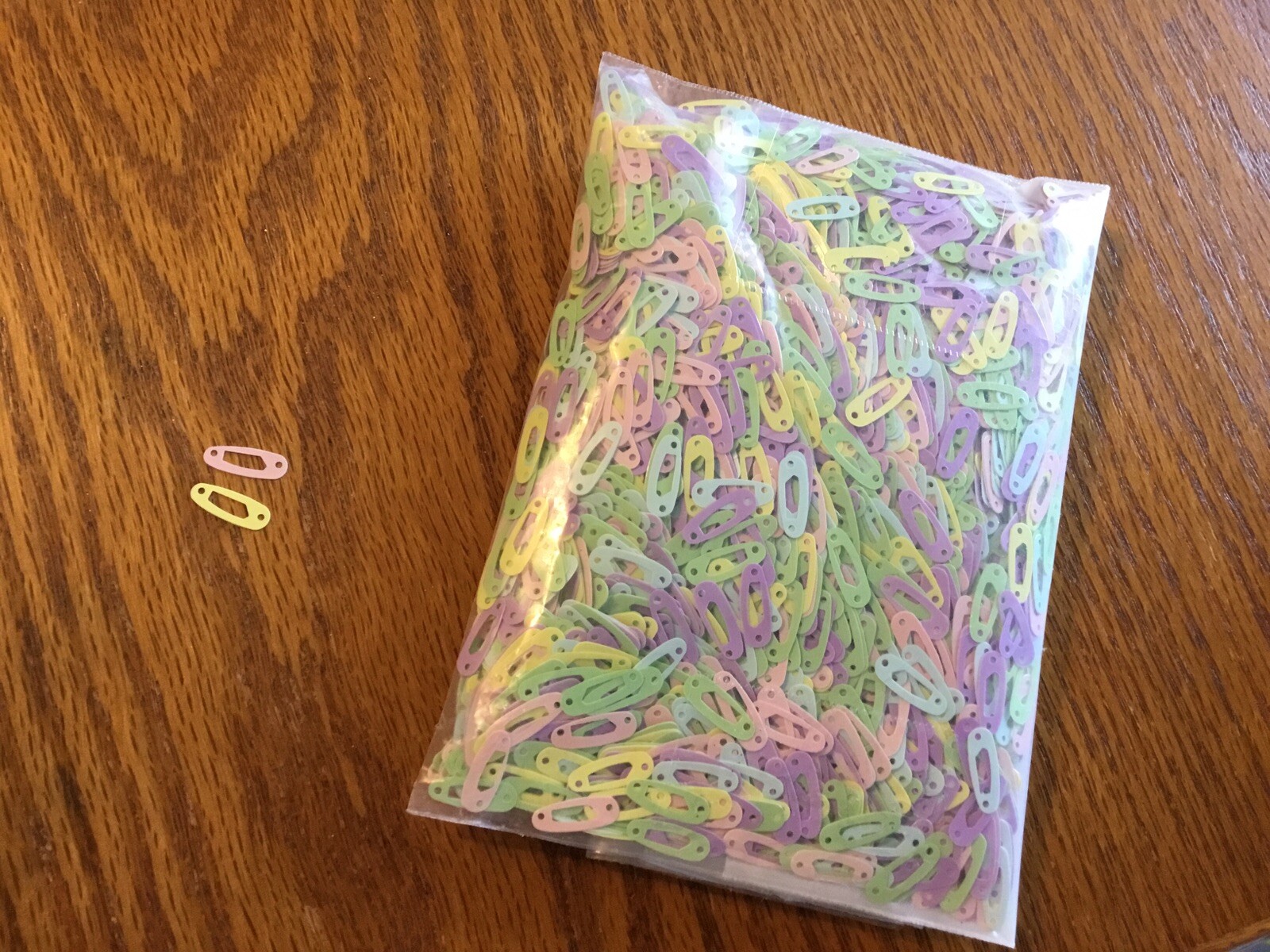 Baby Diaper Pin Confetti, Pastel, Bulk 6oz