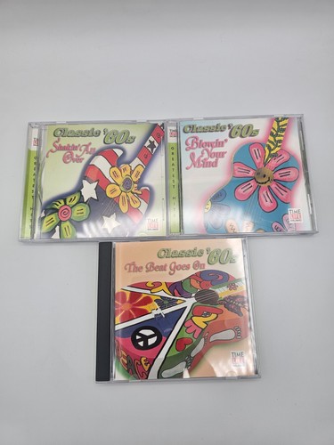 Classic '60S 3 CD Box Set Time Life Beat Goes On Blowin' Your Mind Shakin' All - Picture 6 of 13