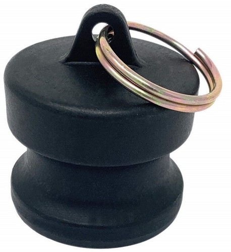 (10 Pack) 2" Poly Type DP Camlock | Polypropylene Male Adapter Dust Plug - Picture 2 of 6
