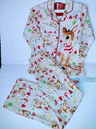 Conjunto de pijama de navidad para niños y niñas, Tops de manga larga con solapa - Picture 6 of 6