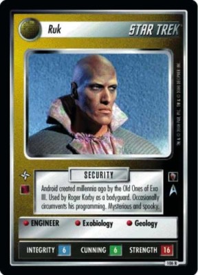 Star Trek: Ruk [Lightly Played] Mirror, Mirror STCCG Decipher 1E | eBay