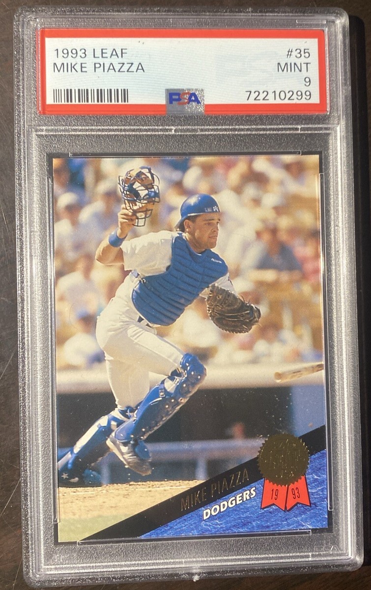 【1993 STUDIO】AUTHENTIC NYLON SHORT-SLEEVED PISTE R5940 1993 Leaf Mike Piazza Rookie Card Mint PSA 9 #35 | eBay