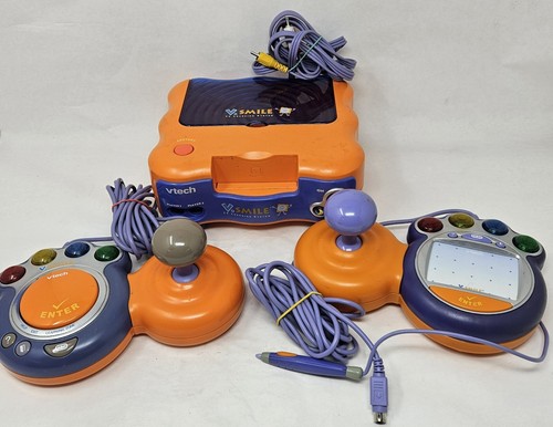 Vtech V.Smile TV Learning System w/ 2 Controllers Drawing Pad
