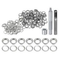 100Set Grommet Tool Kit 8mm Copper Grommet Ey...