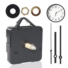 Silent Quartz Clock Mechanism Kit, High Torque Long Shaft Replacement Clock M...