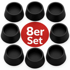 8 Vibrationsdämpfer Waschmaschine Schwingungsdämpfer Trockner Gummifüße schwarz
