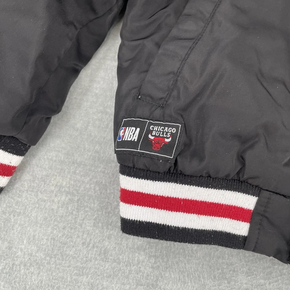 Chicago Bulls Bomber Jacket Boys Size 7/8 Years Zach Lavine NBA Basketball - Image 3 of 4