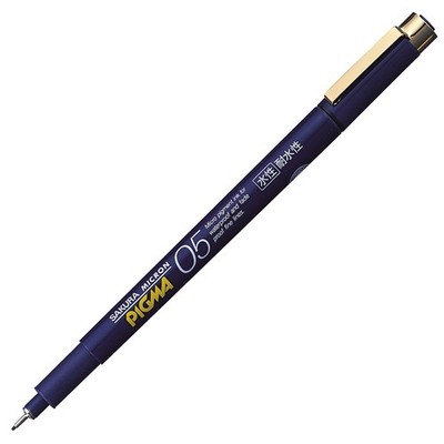 Pigment Ink Pen, Pigma Micron 05, Black (ESDK05#49)