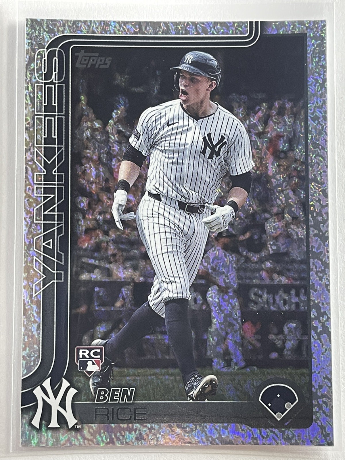 Ben Rice 2025 Topps Series One #337 NY Yankees Holo Foil RC