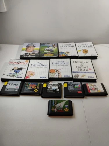 Lot of Sega And Mega Genesis Video Games Cartridge 14 Games Free Shipping