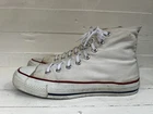 Vintage Converse Chuck Taylor All Star High Top White Canvas USA Men Size 8.5