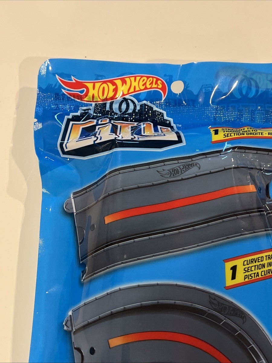 2017 Mattel Hot Wheels City Track Pack Straight Tracks Asst