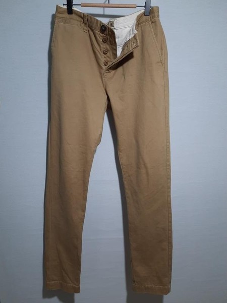 Men Superdry Jeans Mustard Cotton 31 / M / 44