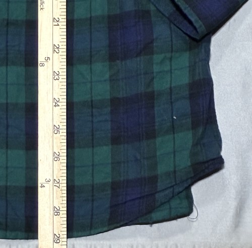 Vineyard Vines Shirt Mens Large Green Tartan Plaid Classic Fit Whale Office - Picture 7 of 12